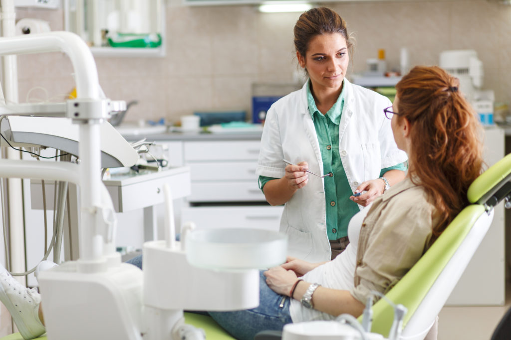 patient receiving dental care