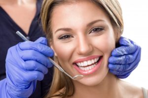 woman dental checkup